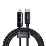 کابل شارژ تایپ سی به لایتنینگ نمایشگر دار 1.2 متری مک دودو مدل Mcdodo CA521 654564561